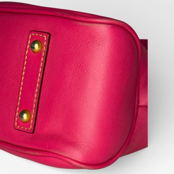 Dooney & Bourke Florentine Small Hobo Fuchsia Pink Leather - Picture 8 of 11